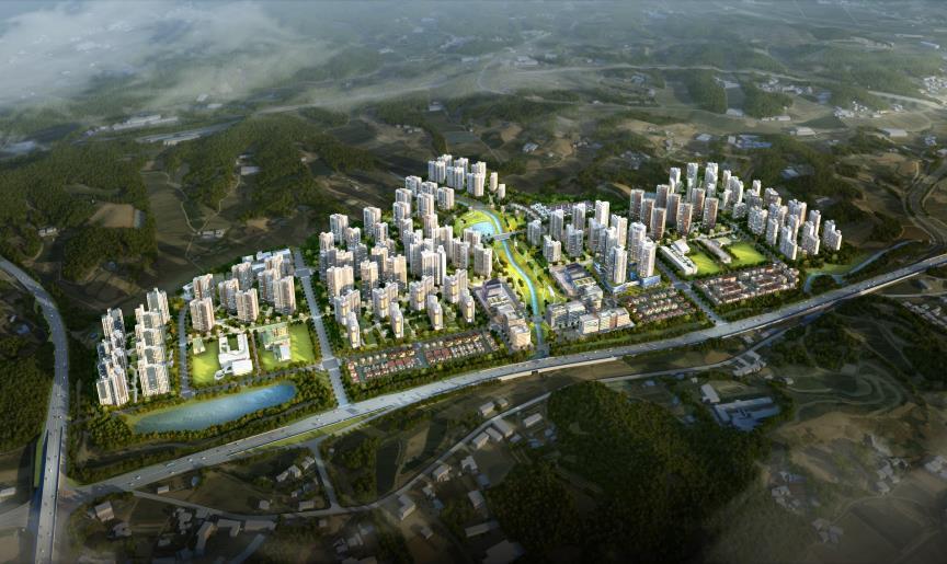 공주 송선·동현지구 도시개발사업 조감도