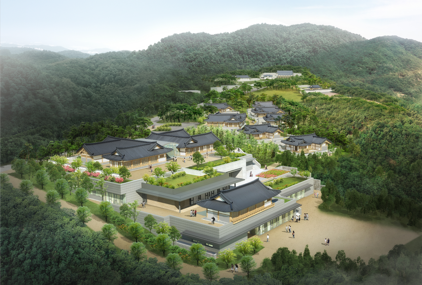 충청유교문화원 건립사업 조감도
